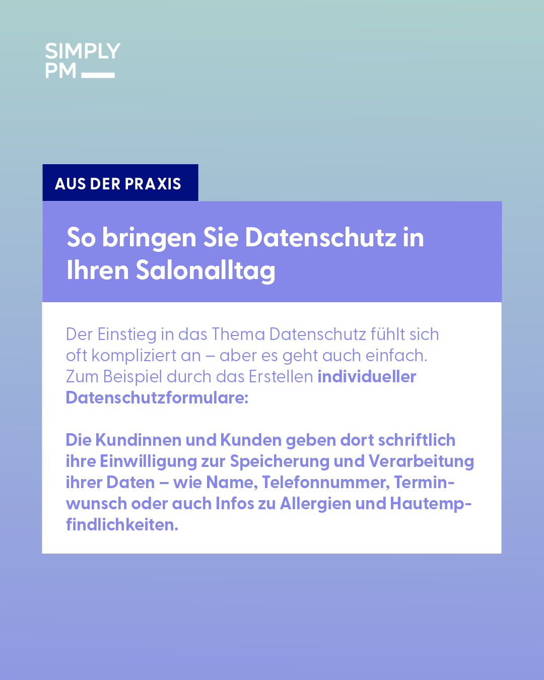 DSGVO im Salon: Datenschutz im Friseuralltag