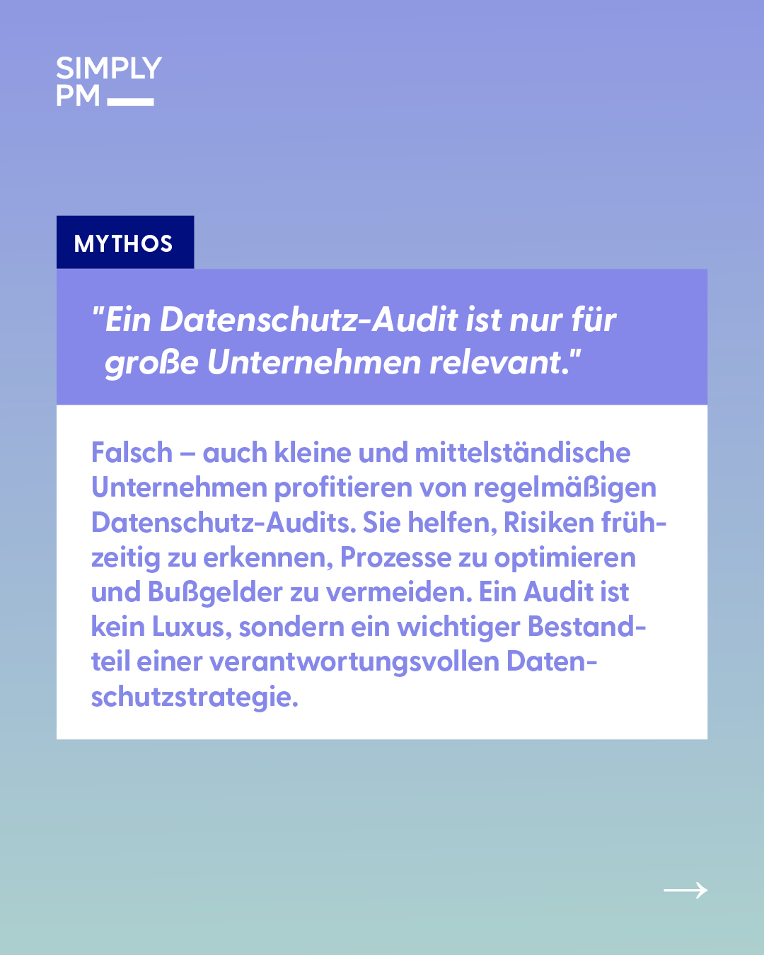 Mythos: Datenschutz-Audit nur für große Unternehmen?