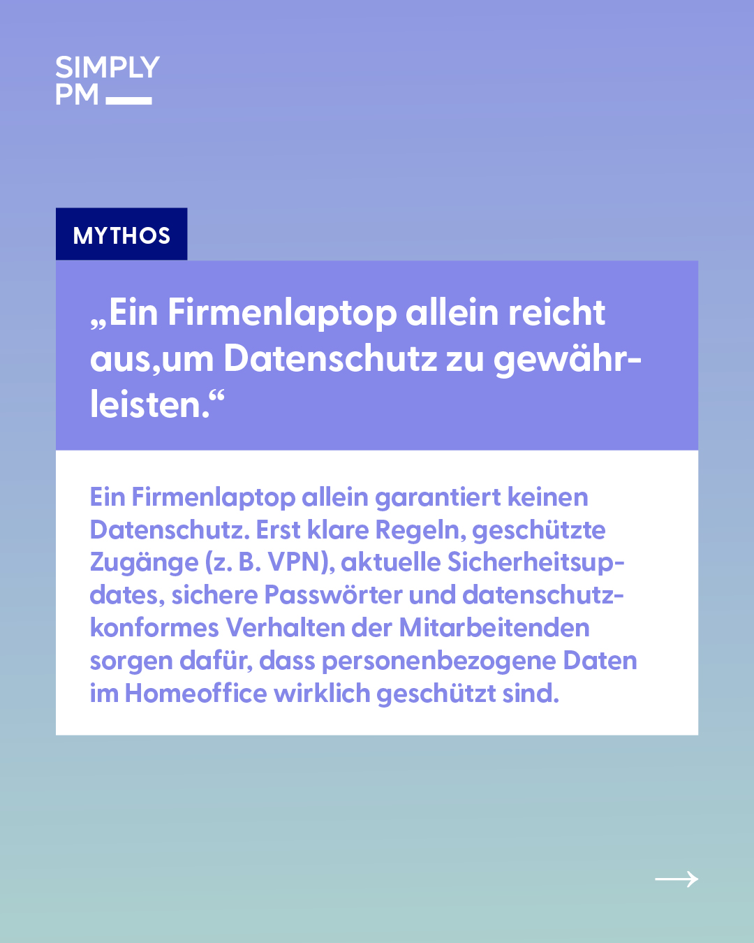 Datenschutz im Homeoffice - genügt ein Firmenlaptop?